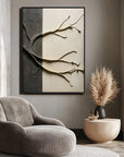 Multicolor Abstract Tree Branch Wall Art - Artwallpainting