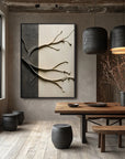 Multicolor Abstract Tree Branch Wall Art - Artwallpainting