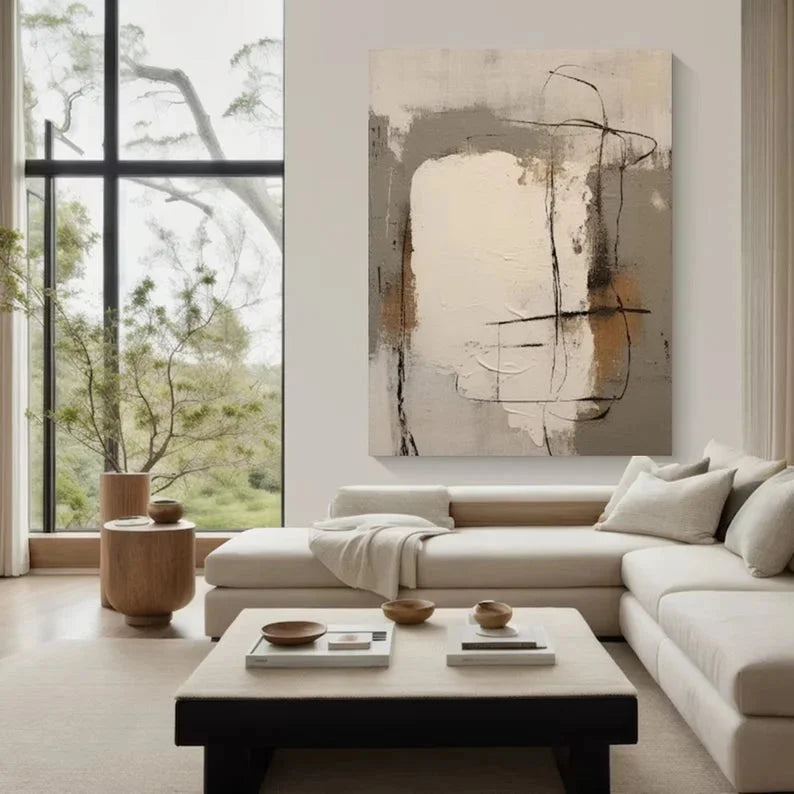 Multicolor Abstract Whisper Canvas Art - Artwallpainting
