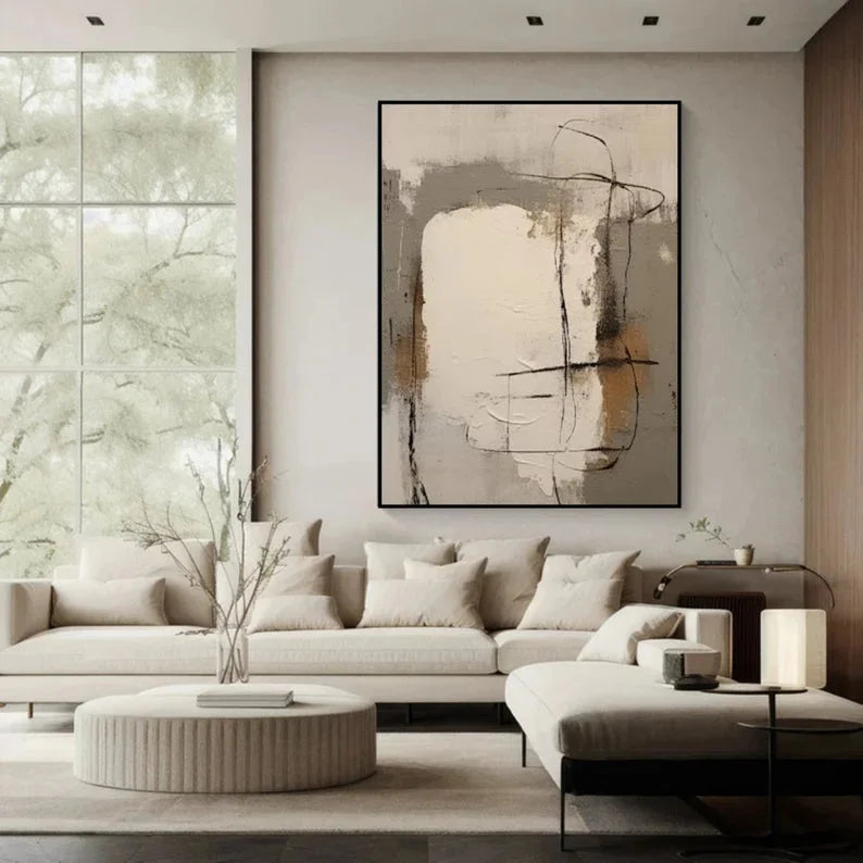 Multicolor Abstract Whisper Canvas Art - Artwallpainting