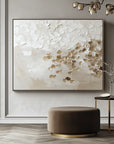 Multicolor And Gold Impasto Painting Abstract Texture Wall Art - Artwallpainting