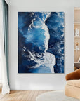 Multicolor Azure Cascade Symphony Canvas Painting For Home Decoration - Artwallpainting