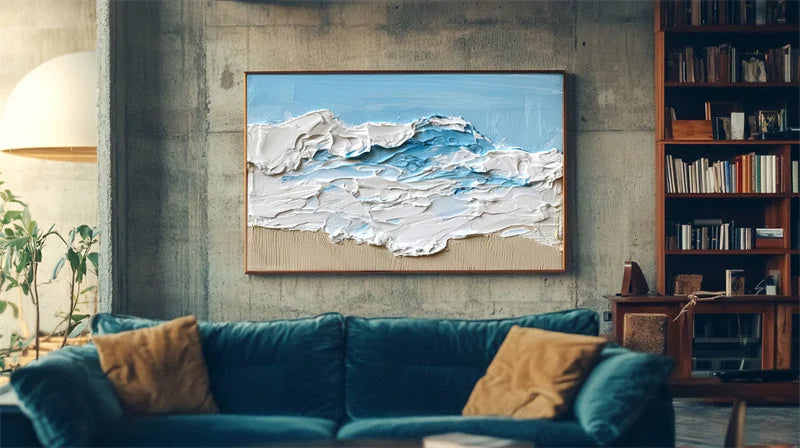 Multicolor Azure Tides Canvas Painting For Home Decoration - Artwallpainting