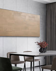 Multicolor Beige Geometry In Texture - Artwallpainting
