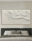 Multicolor Beige Minimalist Textured Wall Art - Artwallpainting