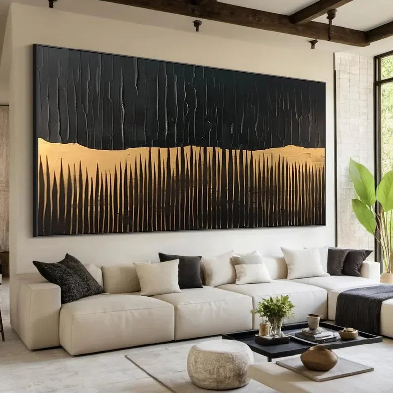 Multicolor Beige Wabi Sabi Abstract Painting - Artwallpainting