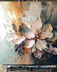Multicolor Bloom - Impasto Textured Floral Canvas Wall Art For Living Rooms, Bedrooms - Artwallpainting