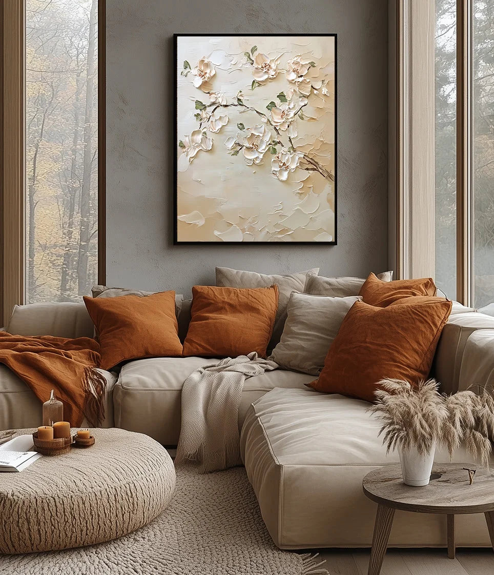 Multicolor Bloom Serenity Canvas Painting For Home Decoration - Artwallpainting