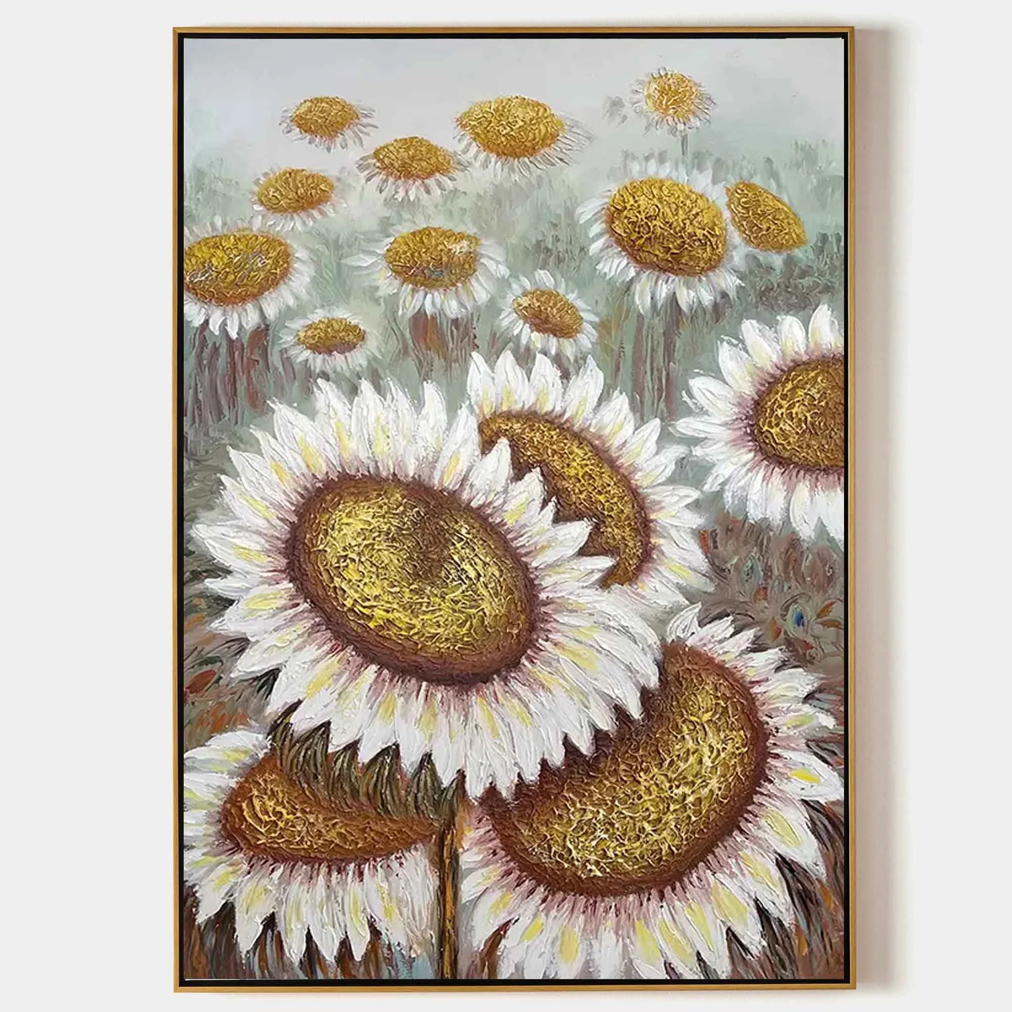Multicolor Bloom Sunflower Bliss Canvas Painting For Home Decoration - Artwallpainting