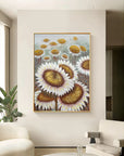 Multicolor Bloom Sunflower Bliss Canvas Painting For Home Decoration - Artwallpainting