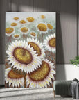 Multicolor Bloom Sunflower Bliss Canvas Painting For Home Decoration - Artwallpainting