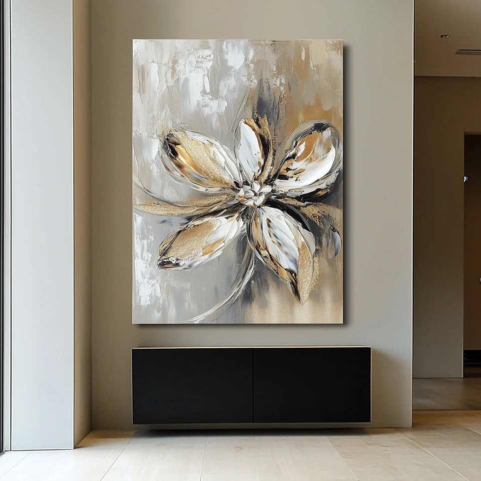 Multicolor Bloom Symphony A Canvas Painting For Home Decoration - Artwallpainting