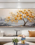 Multicolor Bloom Tree Canvas Painting For Home Decoration - Artwallpainting