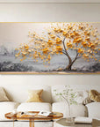 Multicolor Bloom Tree Canvas Painting For Home Decoration - Artwallpainting