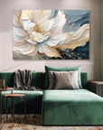 Multicolor Blooming Elegance-Modern Textured 3D Floral Oil Painting Wall Art - Artwallpainting