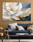Multicolor Blooming Elegance-Modern Textured 3D Floral Oil Painting Wall Art - Artwallpainting