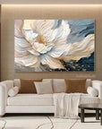 Multicolor Blooming Elegance-Modern Textured 3D Floral Oil Painting Wall Art - Artwallpainting