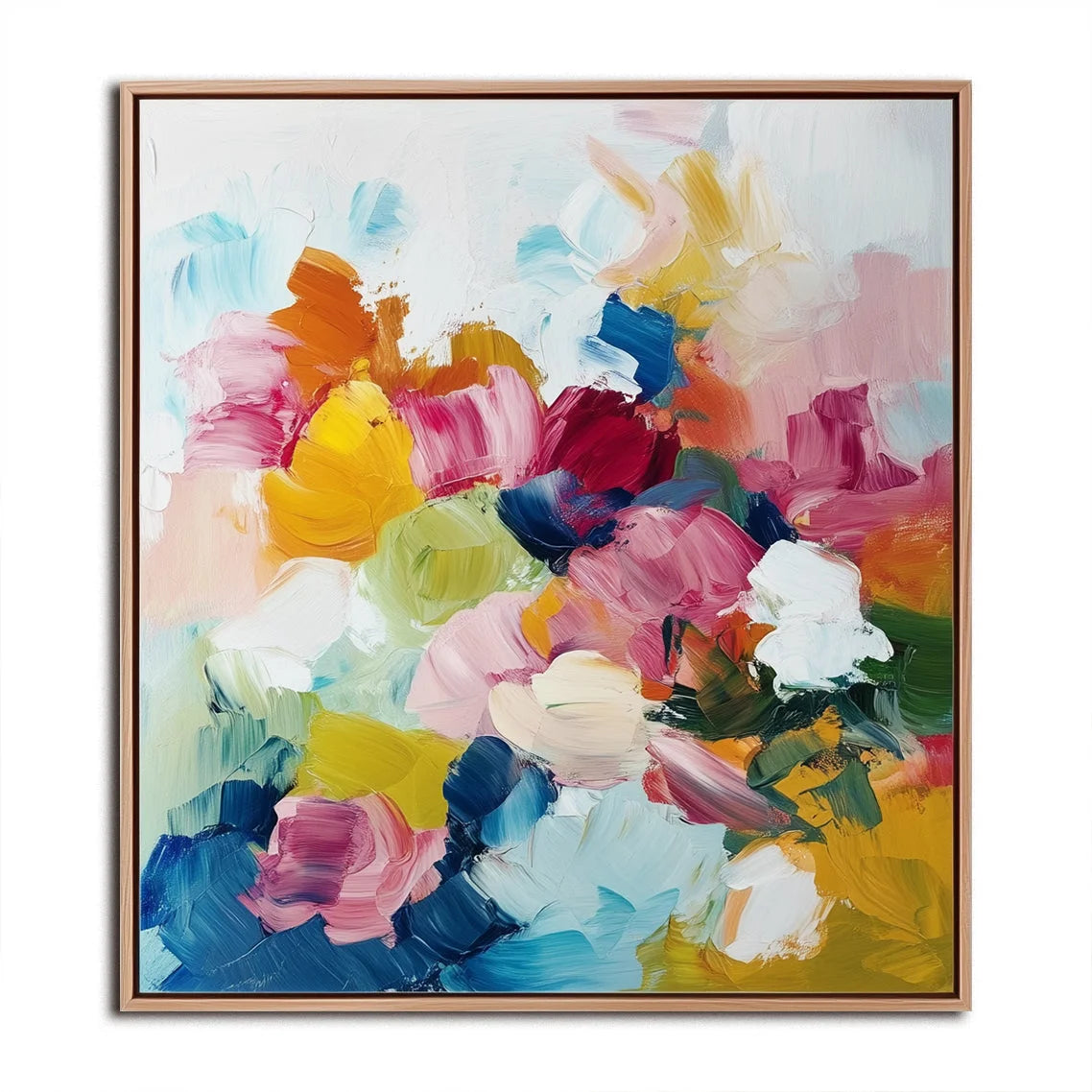 Multicolor Blooming Radiance A Canvas Painting For Home Decoration - Artwallpainting