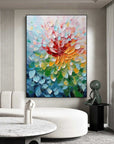 Multicolor Blooming Radiance Canvas Painting For Home Decoration - Artwallpainting