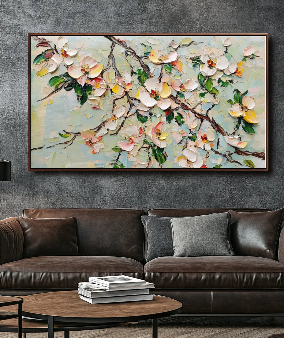 Multicolor Blooming Serenity Canvas Art - Artwallpainting