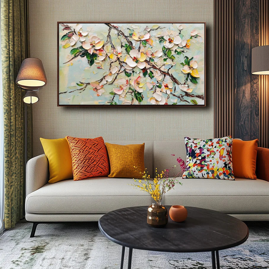 Multicolor Blooming Serenity Canvas Art - Artwallpainting