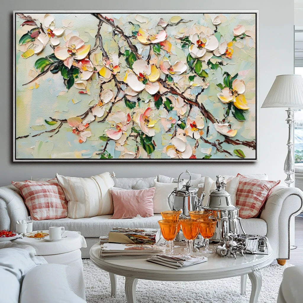 Multicolor Blooming Serenity Canvas Art - Artwallpainting