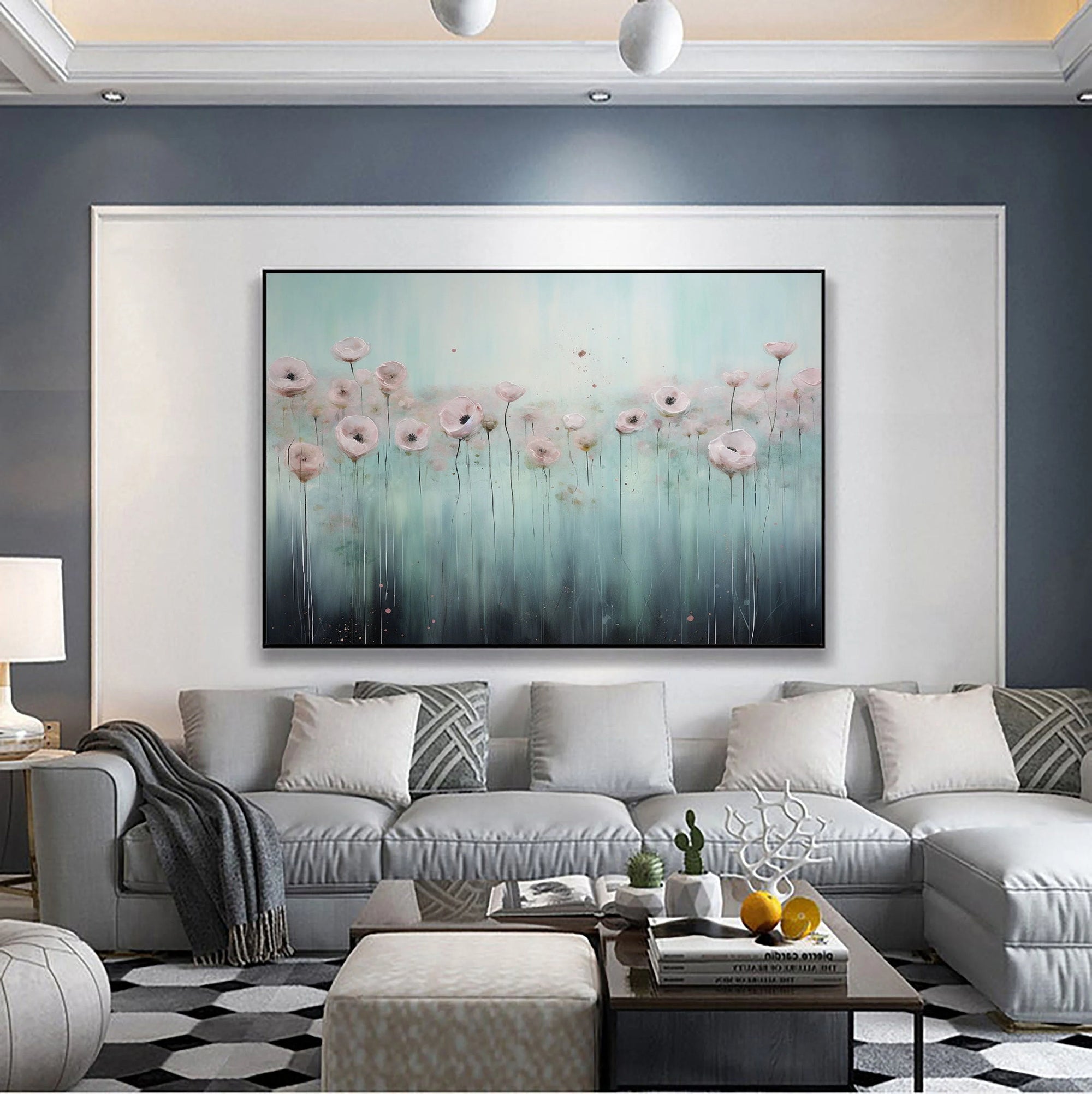 Multicolor Blooming Serenity Canvas Painting For Home Decoration - Artwallpainting