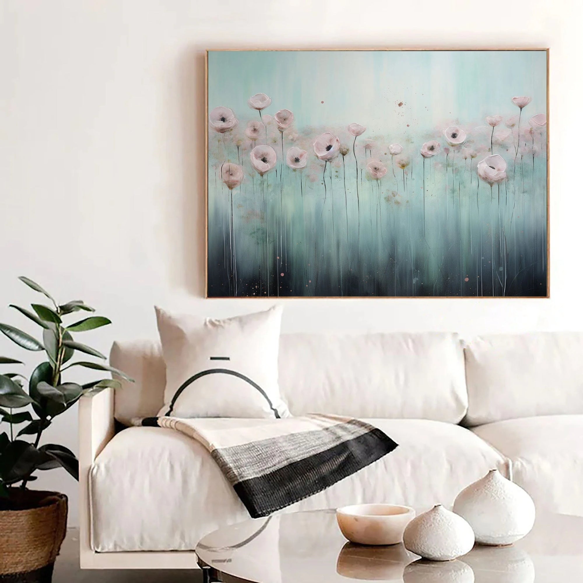 Multicolor Blooming Serenity Canvas Painting For Home Decoration - Artwallpainting