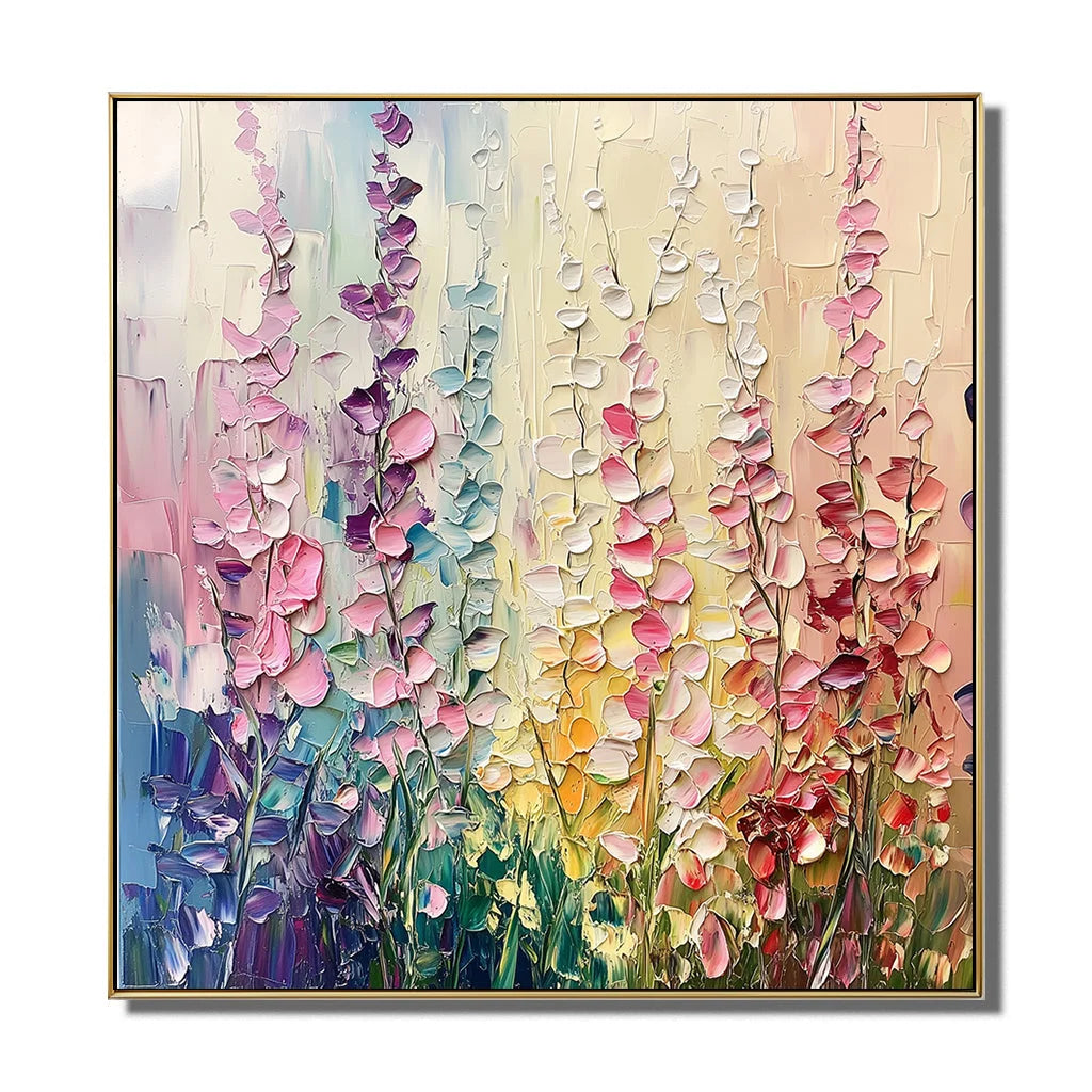 Multicolor Blooming Symphony - Canvas Art - Artwallpainting