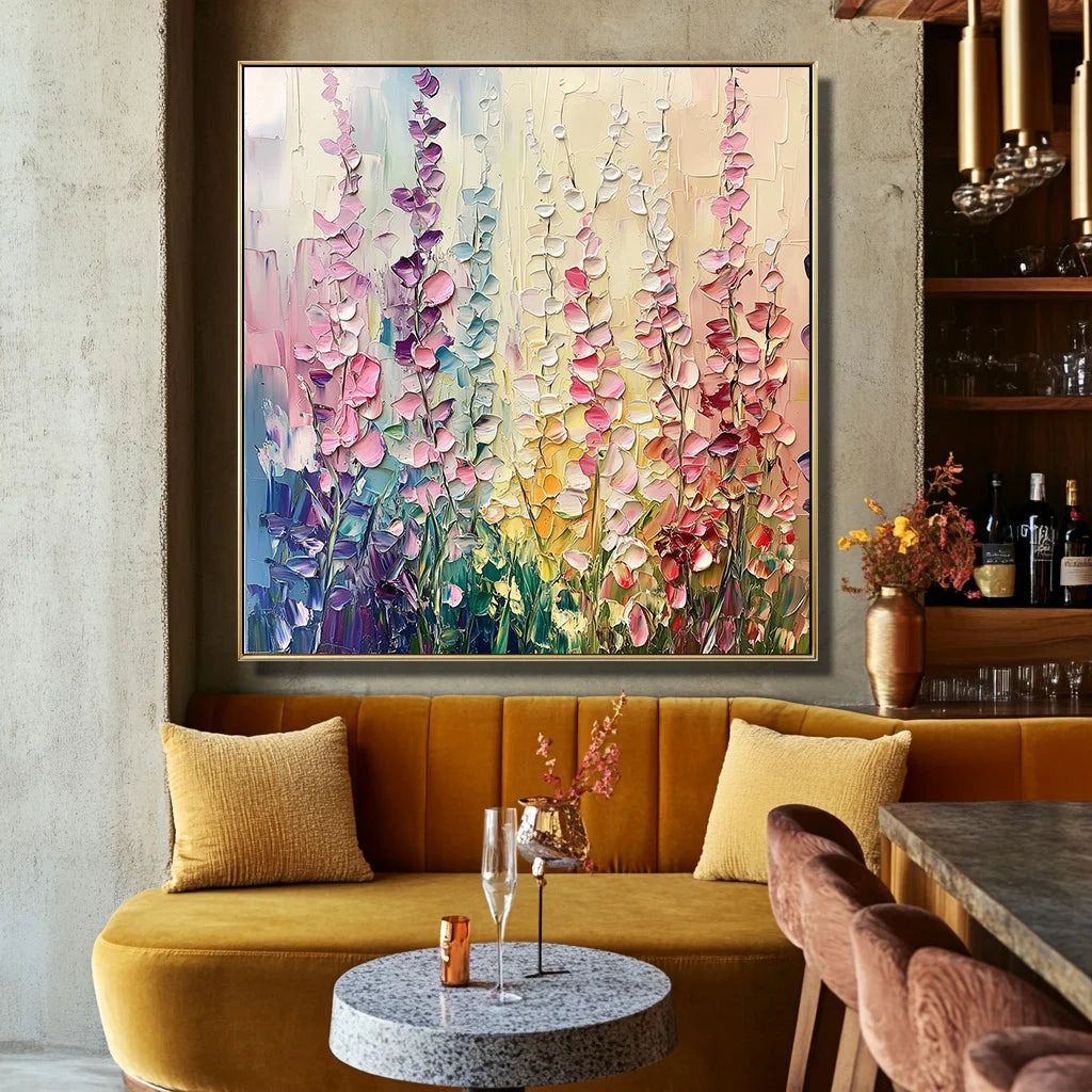 Multicolor Blooming Symphony - Canvas Art - Artwallpainting