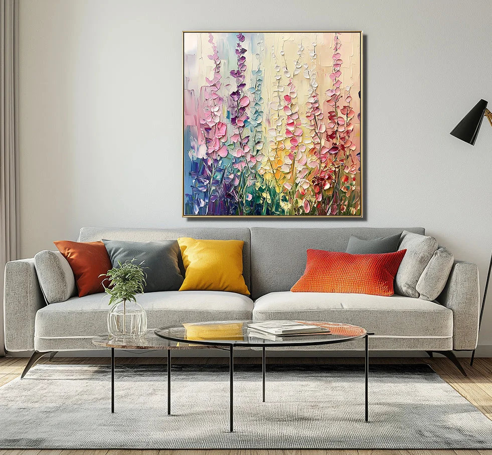 Multicolor Blooming Symphony - Canvas Art - Artwallpainting