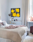 Multicolor Blooms Abstract Floral Canvas Art - Artwallpainting