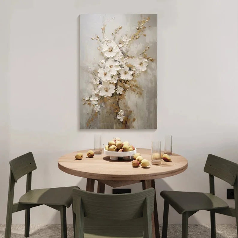 Multicolor Blossom Serenity Canvas Art - Artwallpainting