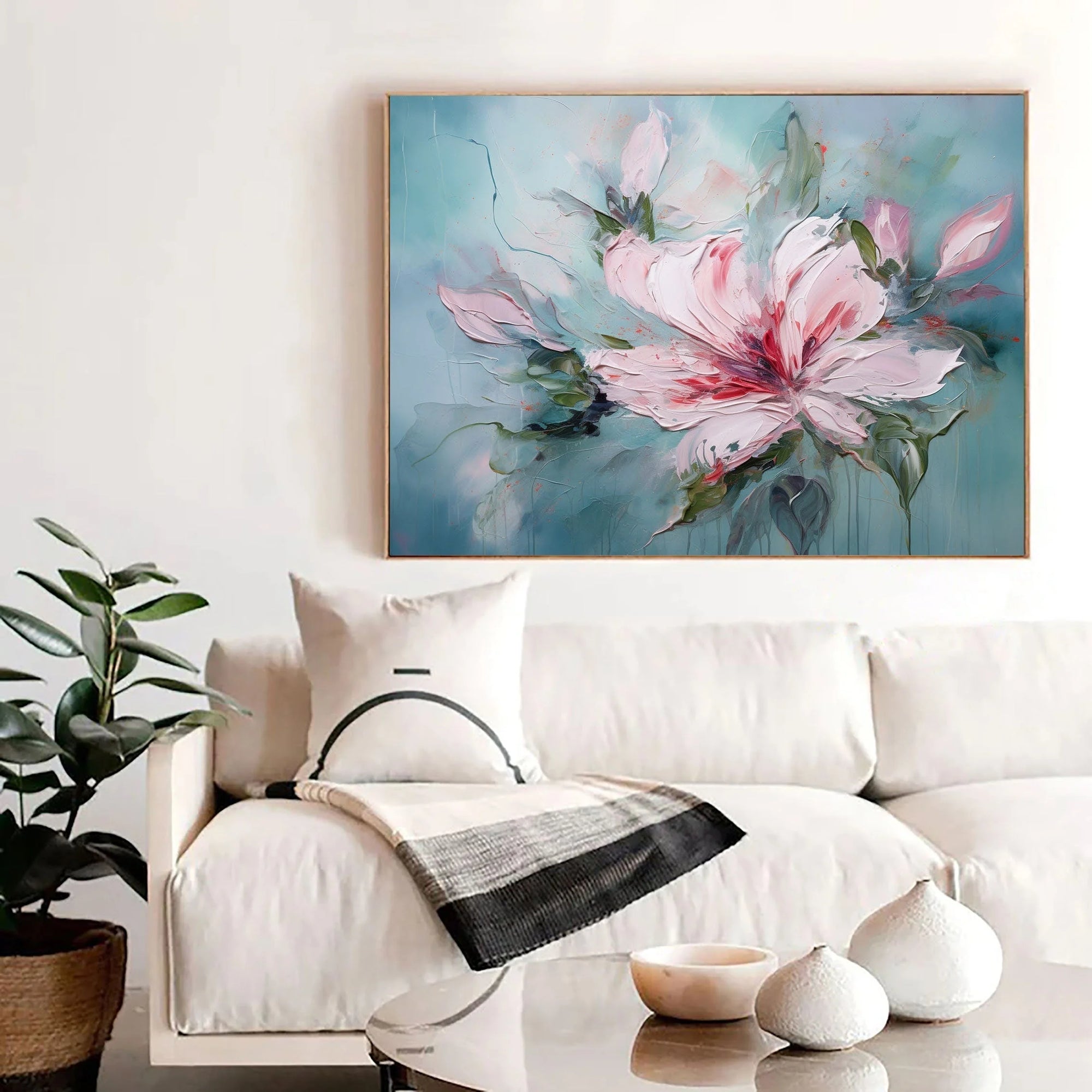 Multicolor Blossom Symphony Canvas Art - Artwallpainting