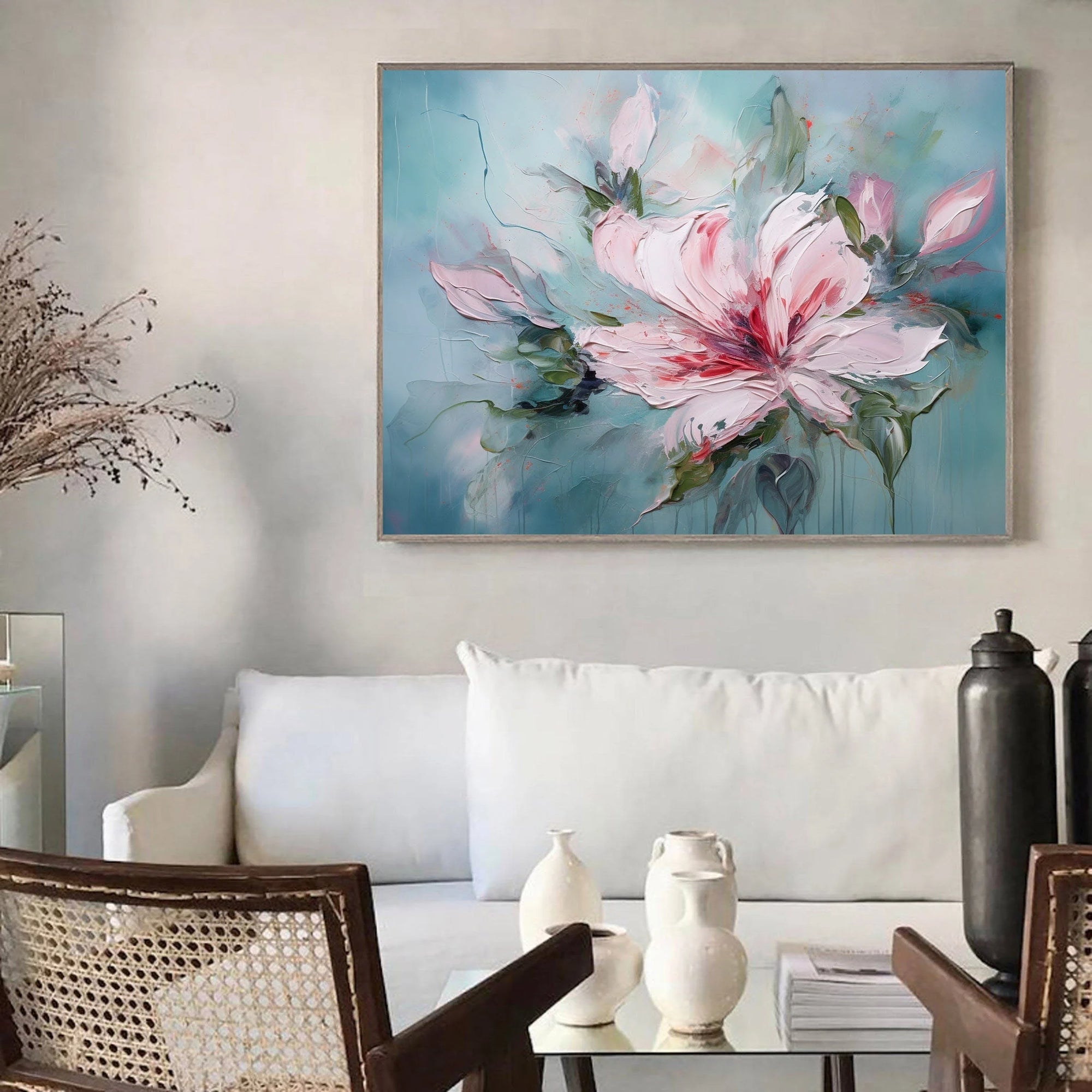 Multicolor Blossom Symphony Canvas Art - Artwallpainting