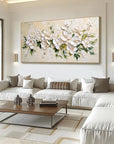 Multicolor Blossom Symphony-Hand Drawn Petal Texture Wall Art - Artwallpainting