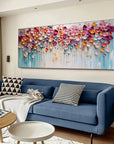 Multicolor Blossom Symphony Canvas Painting For Home Decoration - Artwallpainting