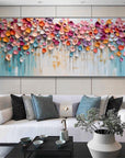 Multicolor Blossom Symphony Canvas Painting For Home Decoration - Artwallpainting