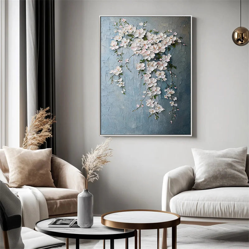 Multicolor Blossoms Of Serenity Canvas Painting For Home Decoration - Artwallpainting