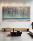 Multicolor Celestial Shoreline - Abstract Starry Seascape - Artwallpainting