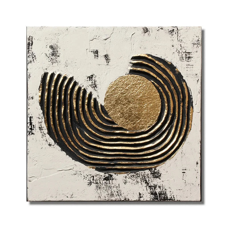 Multicolor Celestial Swirl Canvas Painting For Home Decoration - Artwallpainting