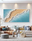 Multicolor Coastal Harmony Canvas Painting For Home Decoration - Artwallpainting