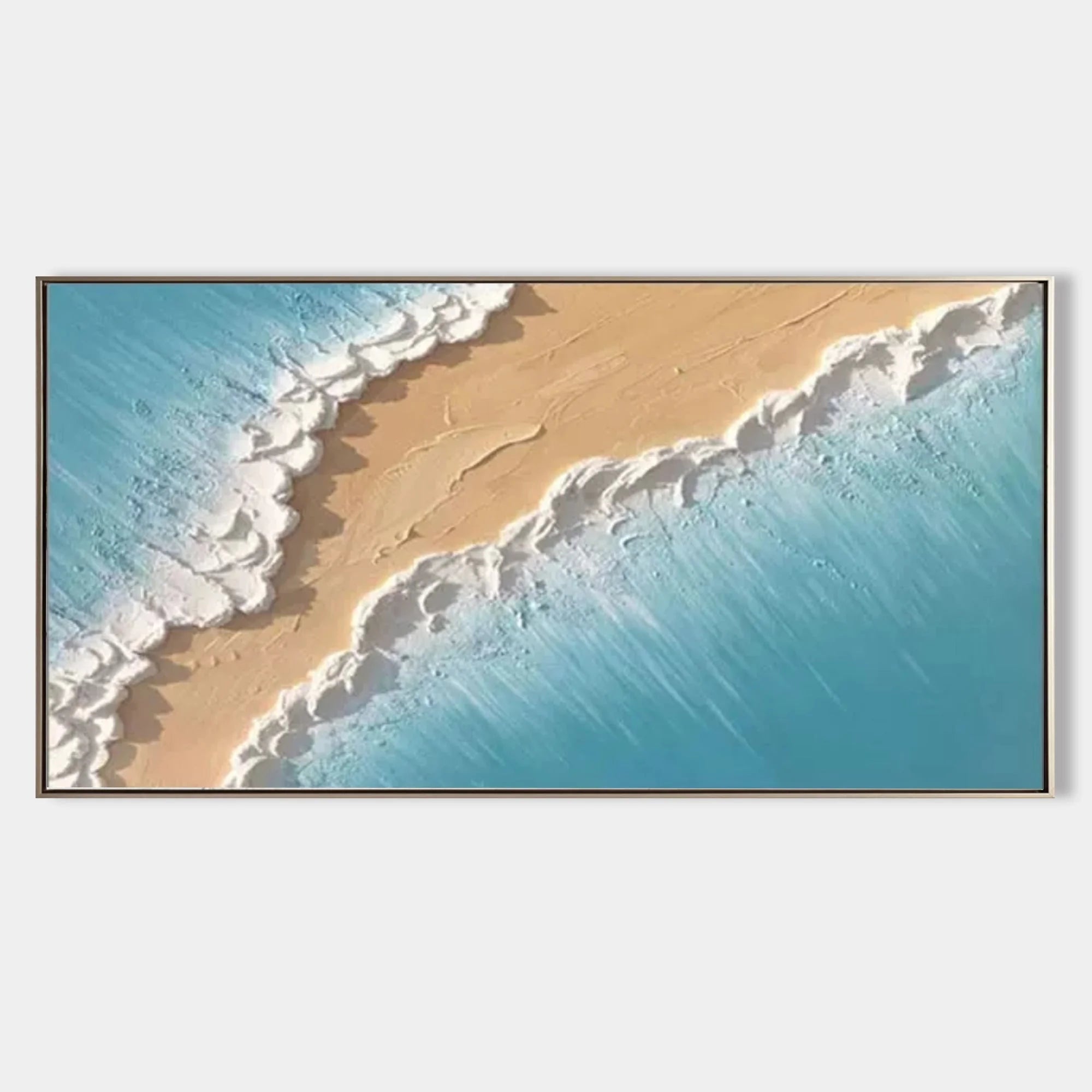 Multicolor Coastal Harmony Canvas Painting For Home Decoration - Artwallpainting