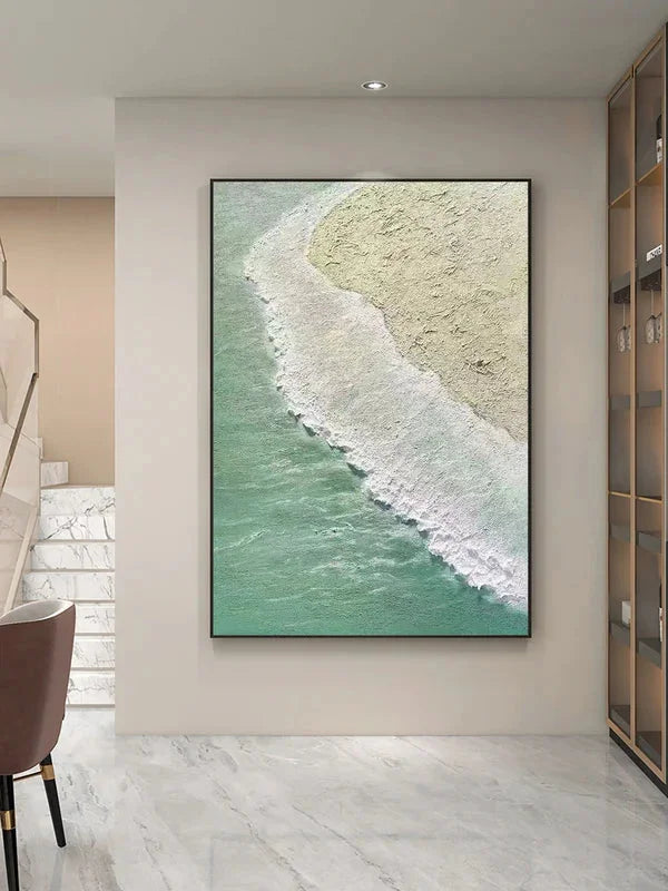Multicolor Coastal Serenity Wall Art - Artwallpainting