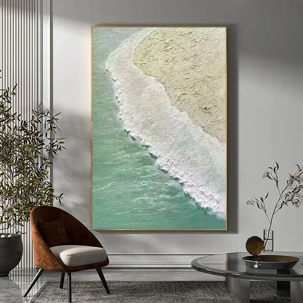 Multicolor Coastal Serenity Wall Art - Artwallpainting