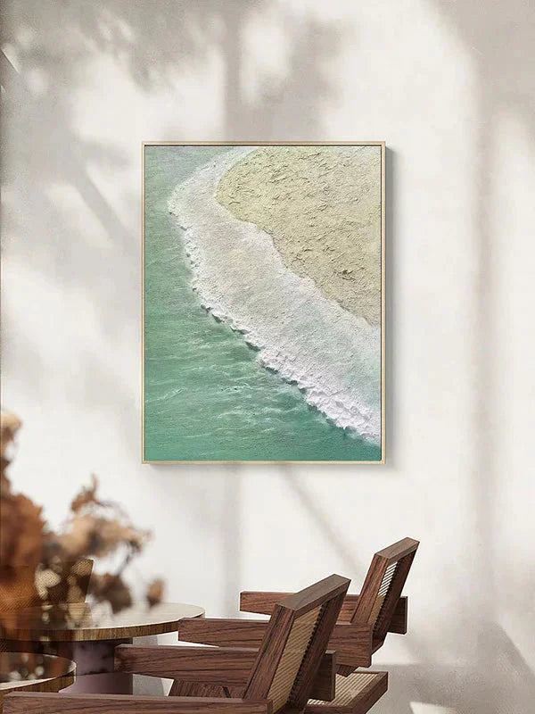 Multicolor Coastal Serenity Wall Art - Artwallpainting