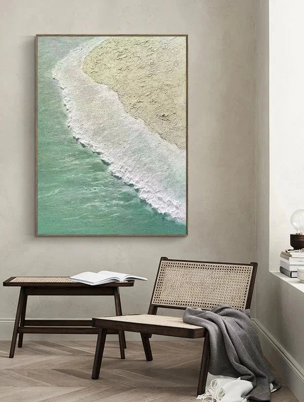 Multicolor Coastal Serenity Wall Art - Artwallpainting