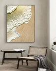 Multicolor Coastal Whisper Abstract Ocean And Sand Texture - Artwallpainting