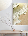 Multicolor Coastal Whisper Abstract Ocean And Sand Texture - Artwallpainting