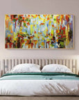 Multicolor Color Symphony - Abstract Vibrant Textured Art - Artwallpainting